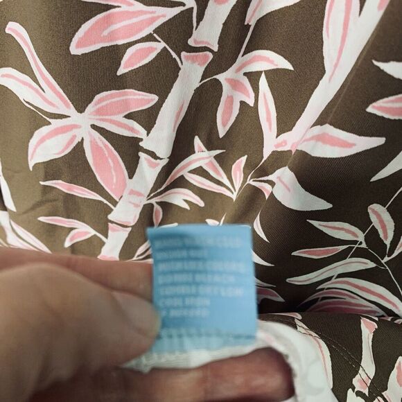 J McLaughlin Bamboo Printed 3/4 Sleeve Sheath Dress Womens Size Medium $198 - Picture 9 of 10